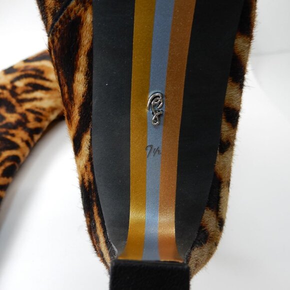 Sam Edelman Margo Ankle Boots Bootie Size 7.5 Kitten Heel Animal Calf Hair NEW - Picture 15 of 16